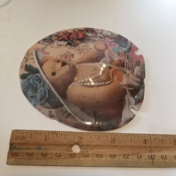 Sand Dollar Shell Bear Art Collectible - Picture 4 of 8